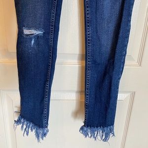 Free People Frayed Skinny Jeans - Size 26